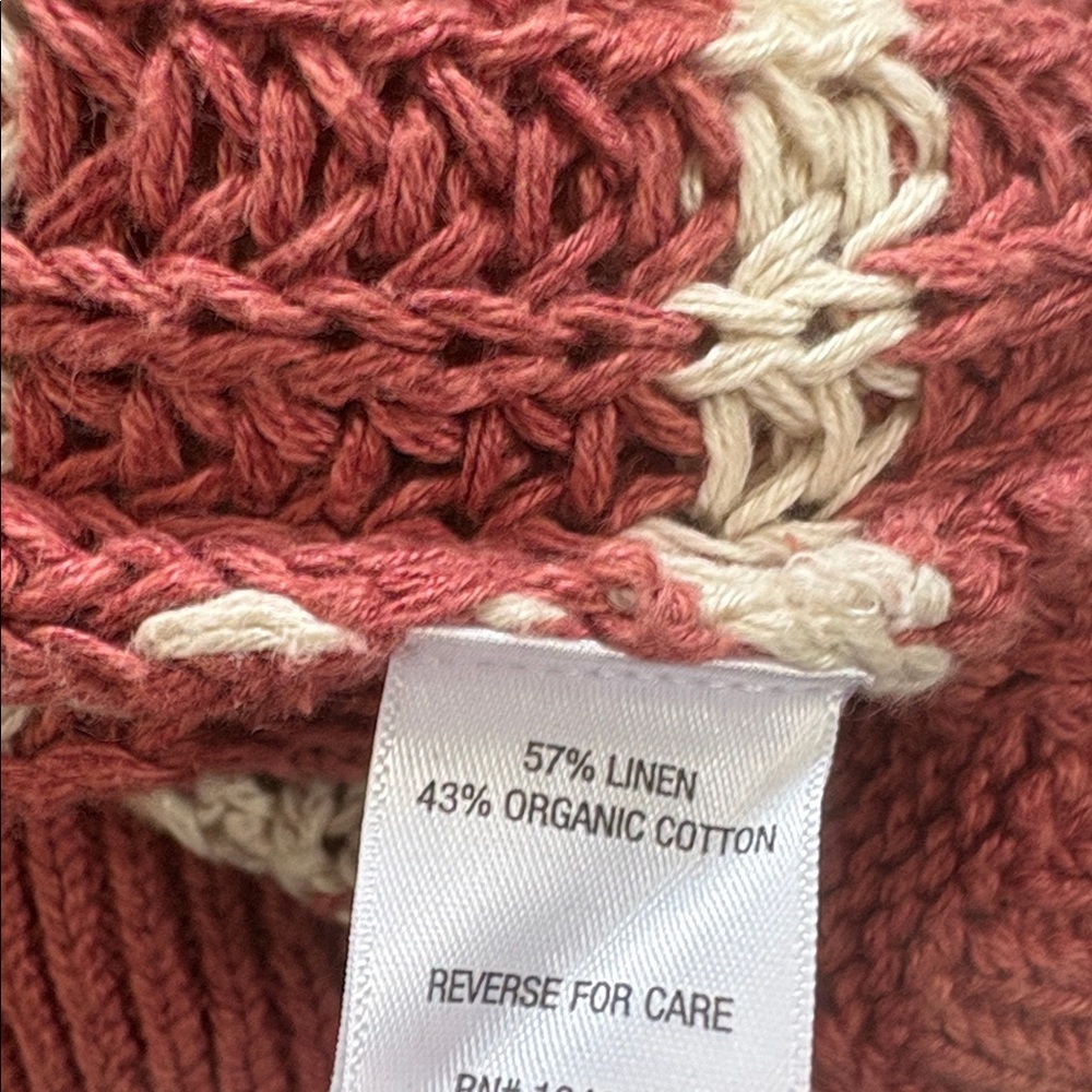 Garnet Hill • Linen & Organic-Cotton Button-Detail Sweater - Picture 9 of 9